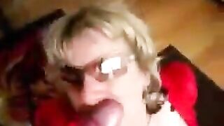 A girl in latex takes off her bra and panties to show her boobs and pussy