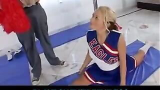 A gymnast has awesome sex while sitting on the twine with a guy