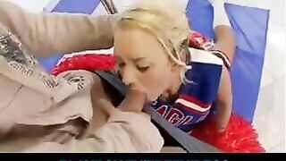 A gymnast has awesome sex while sitting on the twine with a guy