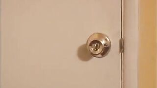 The cute Asian has sex with a monster, he fucked her mouth