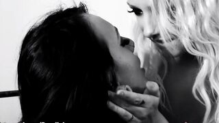Two lesbians have fun with each other using a dildo to excite themselves