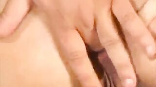 Brunette with natural tits fucks on the couch in a rough Private scene