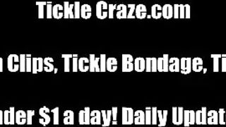 I tied my friend and tickled her, driving her crazy with pleasure