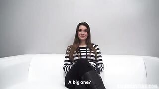 The Czech girl was forced to fuck with an agent at the casting