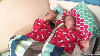 Two sisters worked on the member of a man