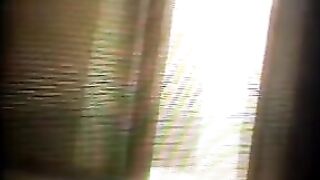 The camera recorded the private moments of the girl in the gym