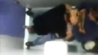 The camera in the toilet caught some intense action