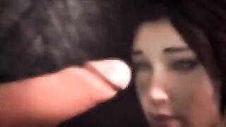 Tomb Raider Lara Croft gets spanked and fucked in a trouble-filled scene