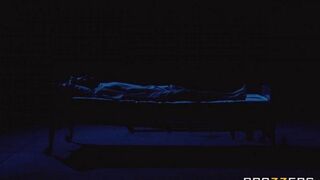 A depraved nurse gets a lot of sperm in her pussy
