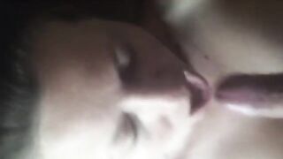 Warm home blowjob with a passionate and intense touch