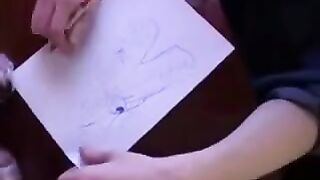 Instead of lessons, the guy fucked his mother, who was wearing sexy stockings