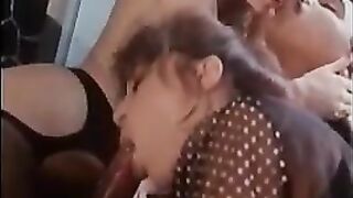The woman is getting ready for sex with a stranger
