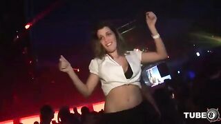 The students organized a hot sex party and fucked all night long
