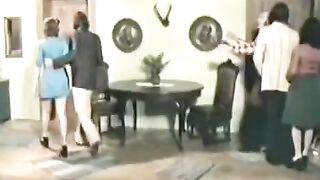 Hot retro sex with a delightful brunette, full of passion and fire