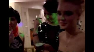 Bunch of wet pussies gets fucked on a wild party