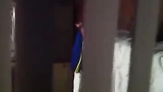 He also hides a camera to shoot his neighbors' intimacy