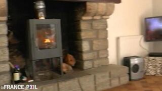 Hot French people fucking with condoms and pantyhose stockings