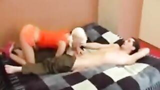 A girl couldn’t stand her brother’s calls, so she visited him