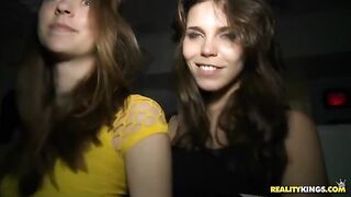 Sex party in a night club with wild ravers getting fucked hard
