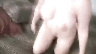 A man shaves his dick for the sake of his wife's convenience