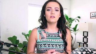 A young girl with charming appearance is fucked by a young man