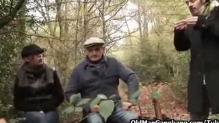 Pervert dad and his son raped her and her girlfriend in the forest