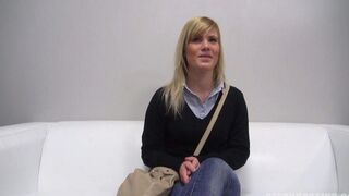 A 25-year-old woman from the Czech Republic came to a porn casting