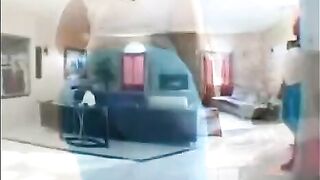 A fat black woman gets her pussy pounded by a big black cock