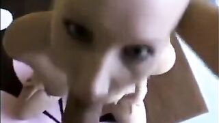Girl took a cock in her mouth and sucked deeply