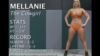 Girl barely holds on during intense strapon action