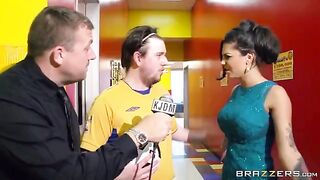 Guys from the crowd fucked little girl hard