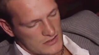 Two sexy girls are getting fucked publicly on the camera