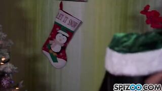 Two Snow Maidens fucked by Santa Claus in a steamy Christmas scene