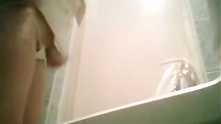 A hidden camera in the toilet captures a surprising graduate moment