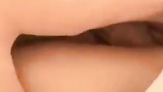 Two Russian girls are having fun with a friend, getting intimate with him