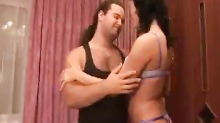 The guy fucked a gymnast in unusual poses, it was amazing