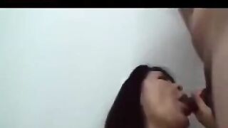 Fingered Japanese mature dude and his hairy hole