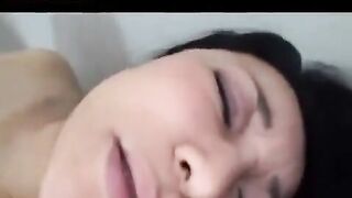 Fingered Japanese mature dude and his hairy hole