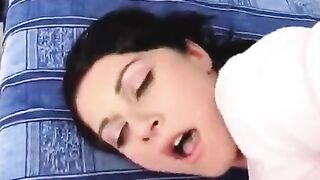 A hot woman got her ass smashed and cum on her face in a steamy session