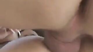 A hidden camera recorded a scene of intimacy under a skirt without panties