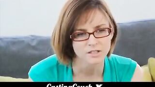 Skinny brunette gets fucked on the casting couch in eporn