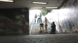 Naked walking in the woods can lead to rough sex