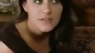 The husband punishes his wife and maid in a rough BDSM style