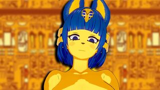 Ankha rides a big cock with great passion in the latest episode