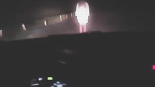 A busty girl was exercising when she met a strange man