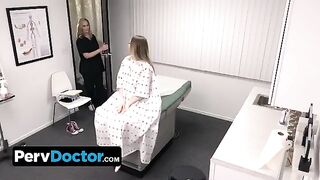 Gorgeous teen Ailee Anne gets fucked by pervert doctor and his assistant in a threesome