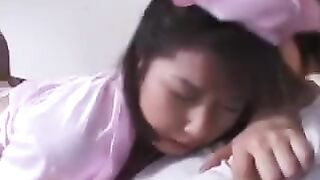 He washed the penis from the vagina and got a cumshot on his face