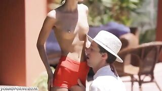 Young Russian beauty has sex with her boyfriend