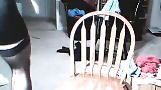 The guy gets excited when he wears women's clothes, check it out!