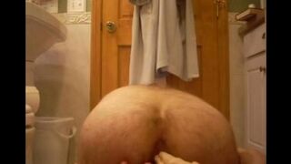 A rubber cock in my ass - homemade sex with an intense vibe